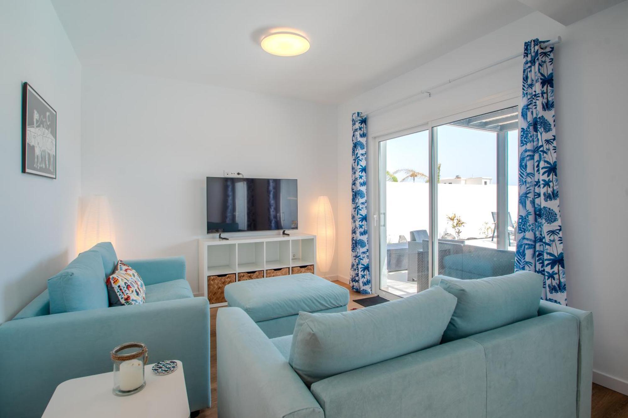 Serena Villa 38 - Heated Pool, Sea Views, Ac, High Speed Internet Playa Blanca  Luaran gambar